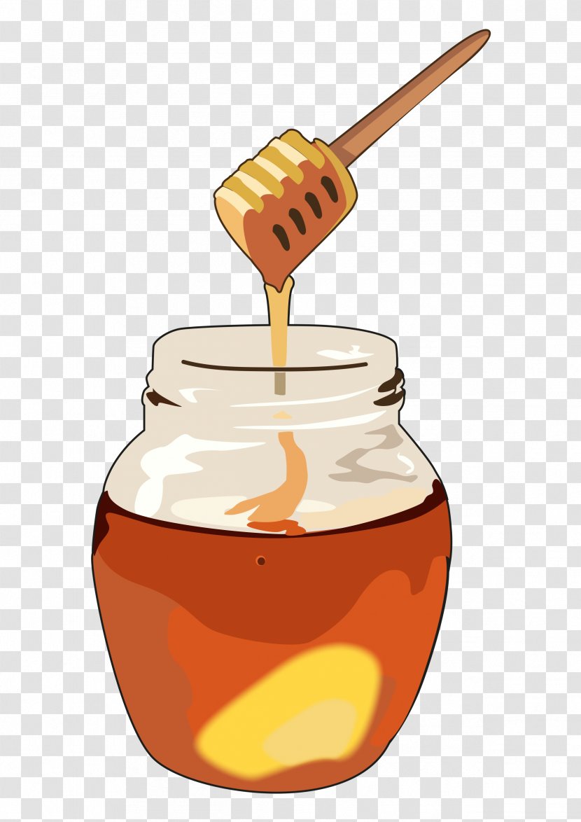 Honey Drawing Food Bee - Nectar Transparent PNG