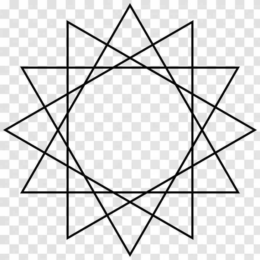 Star Polygon Dodecagon Regular Five-pointed - Symmetry - Solid Five Pointed Transparent PNG