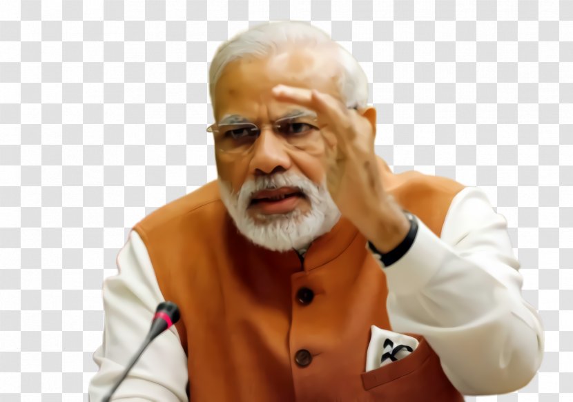 Modi Cartoon - Thumb - Beard Transparent PNG