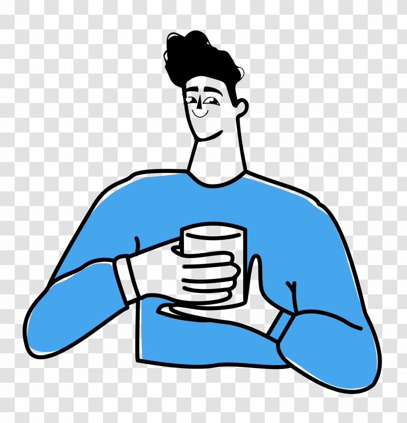 Drinking Tea Transparent PNG