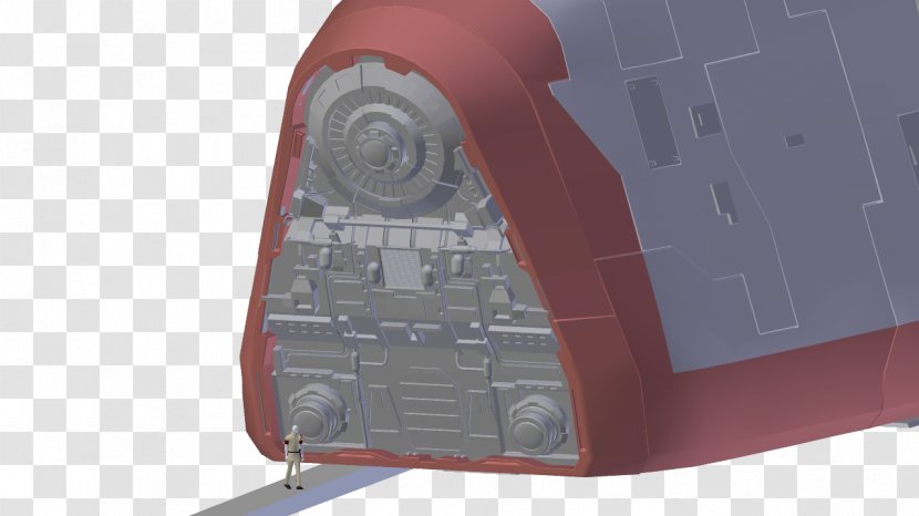 Automotive Tail & Brake Light Angle - Sci Fi Spacecraft Transparent PNG