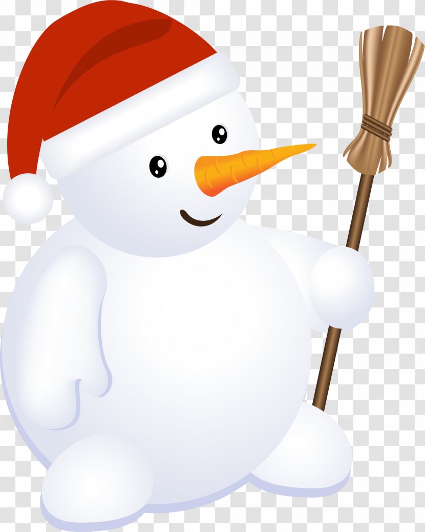 Snowman Christmas Icon - Bird - White Lovely Transparent PNG