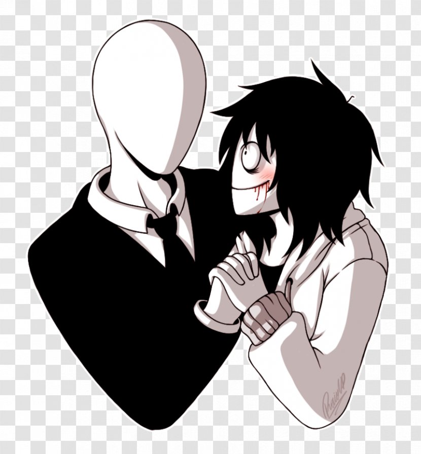 Slenderman Jeff The Killer Creepypasta Drawing YouTube - Watercolor - Youtube Transparent PNG