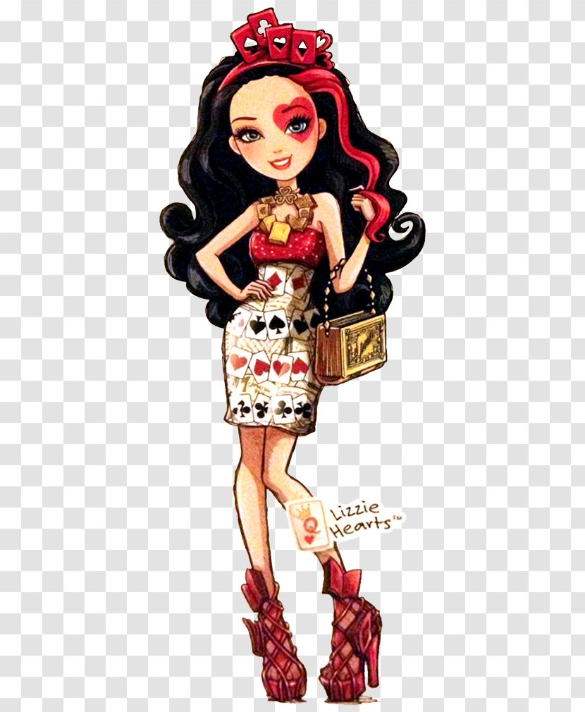 Ever After High Legacy Day Apple White Doll Cheshire Cat Queen Of Hearts - Heart - Cupid Transparent PNG