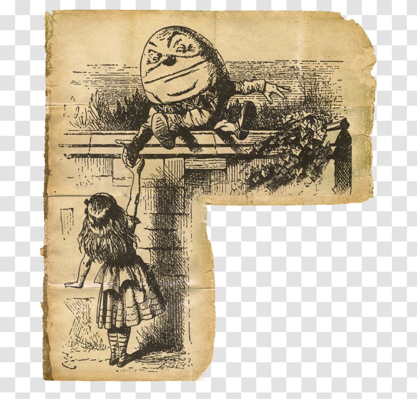 Alice's Adventures In Wonderland Aliciae Per Speculum Transitus Humpty Dumpty Cheshire Cat Jabberwocky - Book Transparent PNG