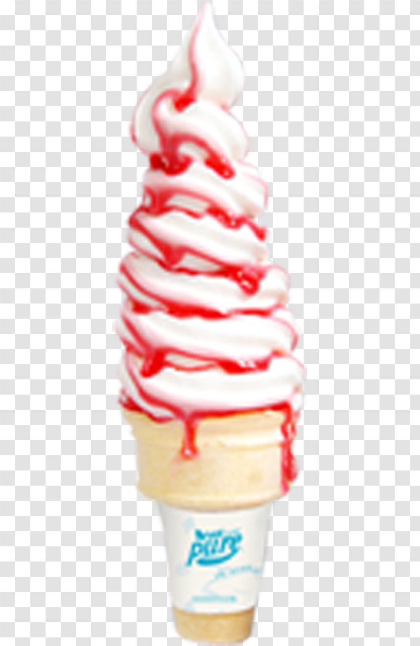 Ice Cream Cone Sundae - Food Transparent PNG