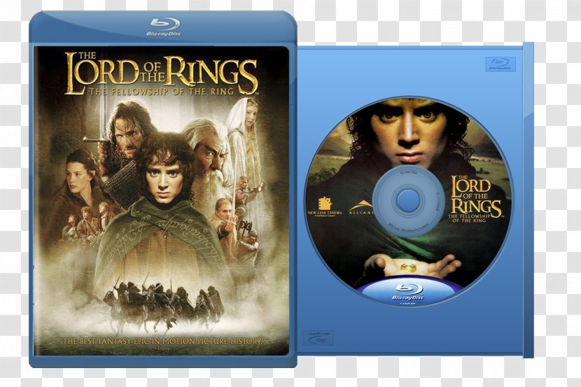The Lord Of Rings: Fellowship Ring Peter Jackson Blu-ray Disc Frodo Baggins - Viggo Mortensen - Rings Transparent PNG