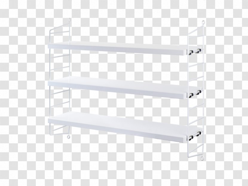 Sweden Shelf Hylla Furniture String-Bücherregalsystem - WHITE SHELF Transparent PNG