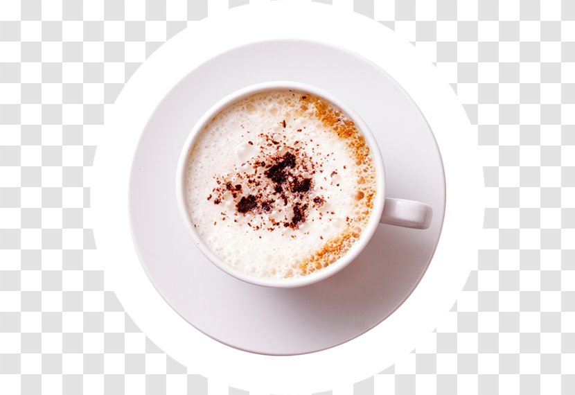 Cappuccino Coffee Cup Espresso Latte - Mocaccino - Plastic Top View Transparent PNG