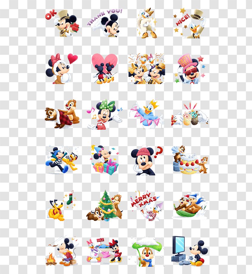 Mickey Mouse Sticker The Walt Disney Company Tsum LINE - Emoticon Transparent PNG