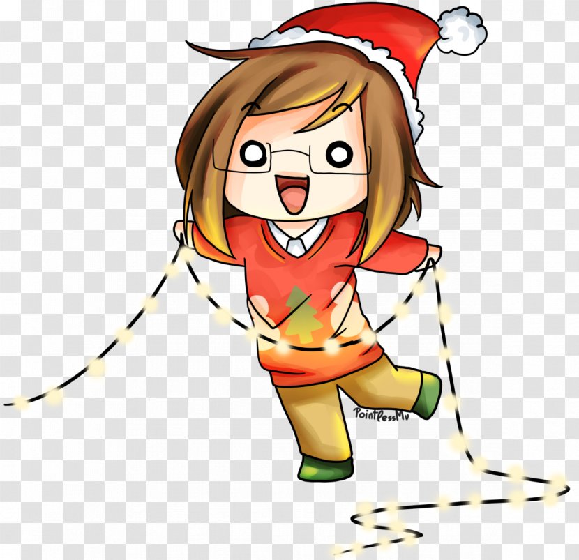 Cartoon Christmas Character Clip Art - Flower Transparent PNG
