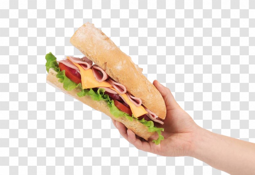Ham And Cheese Sandwich Hamburger Fast Food Bxe1nh Mxec - Recipe - Holding Big Transparent PNG