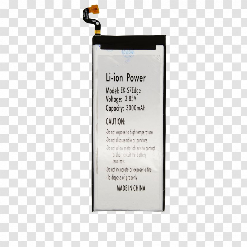 Samsung GALAXY S7 Edge House Technology - Electric Battery Transparent PNG
