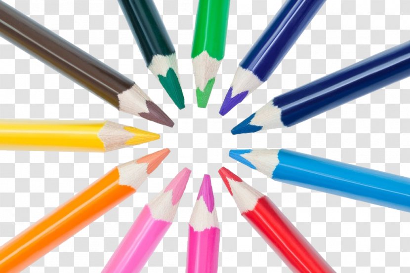 Colored Pencil Stationery Stock Photography - Royaltyfree - Free Color Pull Material Transparent PNG