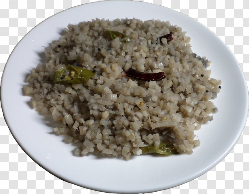 Risotto Pilaf White Rice Brown Oryza Sativa - Commodity - Coconut Slices Transparent PNG