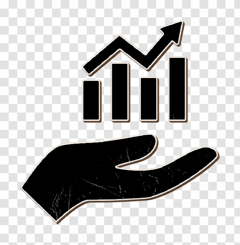Hands Holding Up Icon Hand Holding Up A Financial Graph Icon Graph Icon Transparent PNG