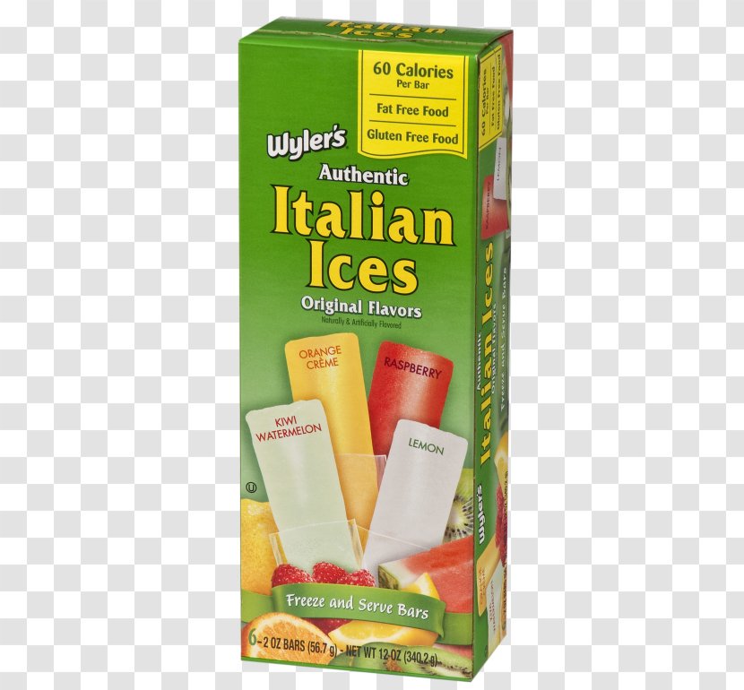 Italian Ice Pop Cuisine Juice Cube - Food Transparent PNG