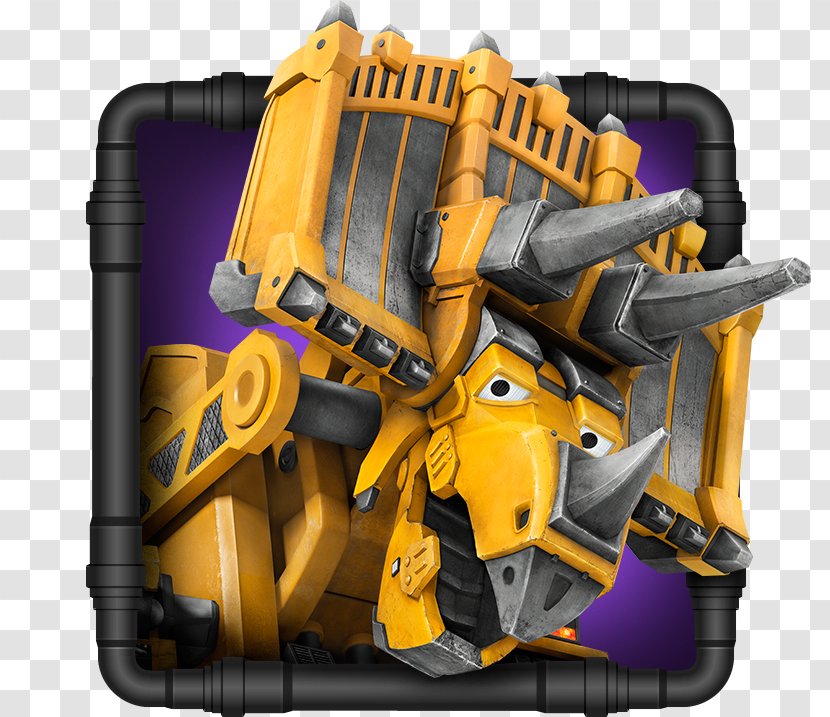 Ty And Revvit Bulldozer D-Structs DreamWorks Animation Transparent PNG