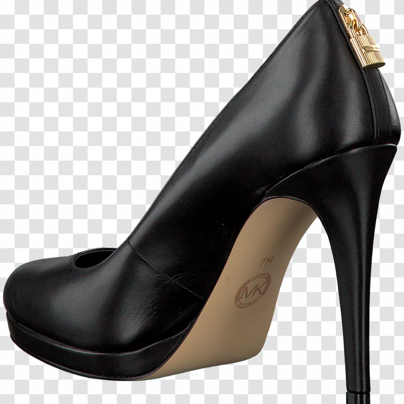 Michael Kors Antoinette Leather Platform Pumps Areto-zapata Shoe Black - Footwear Transparent PNG