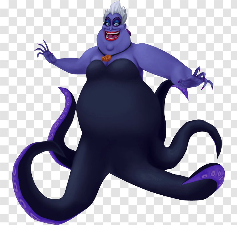 Ursula Kingdom Hearts 3D: Dream Drop Distance Hearts: Chain Of Memories Coded - Mythical Creature - Sleeping Beauty Transparent PNG