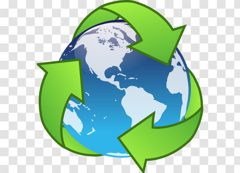 Earth Recycling Symbol Clip Art - Bin - Saving Cliparts Transparent PNG