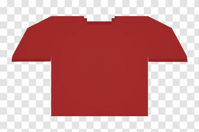 T-shirt Unturned Clothing Chemise - Brand - Red Shirt Transparent PNG