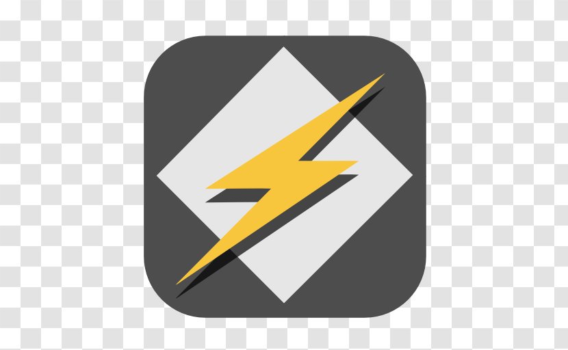Angle Symbol Yellow Sign - Brand - Media Winamp Transparent PNG