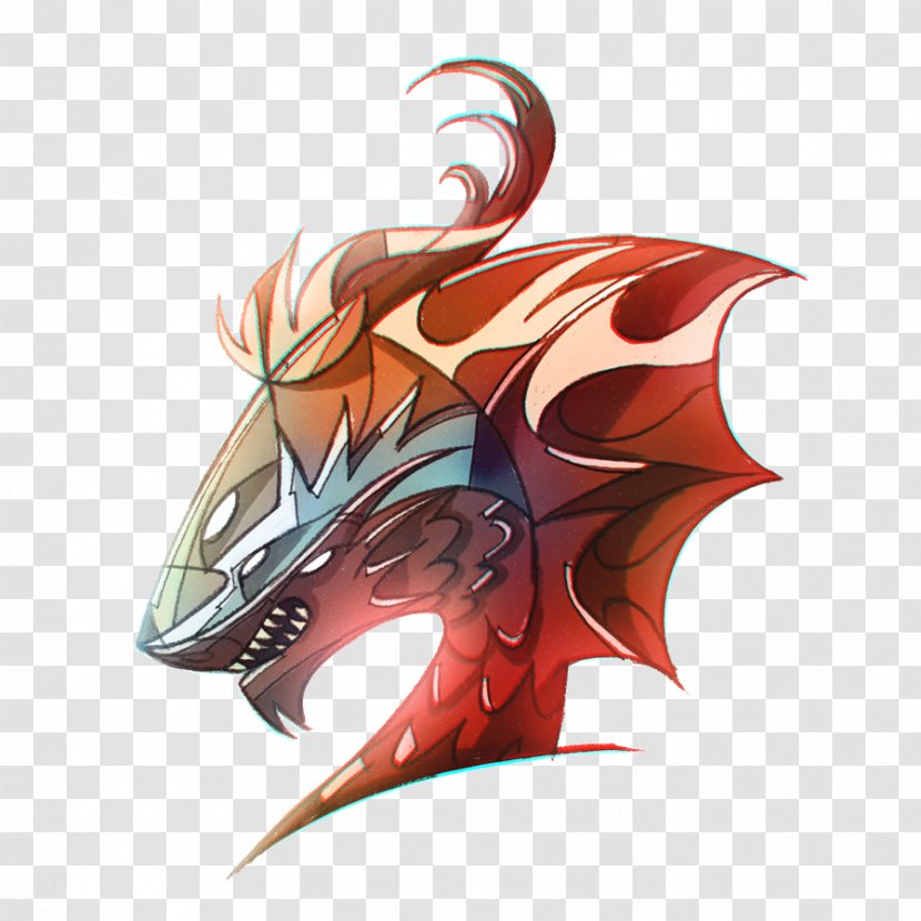 Dragon Illustration - Chinese - Red Transparent PNG