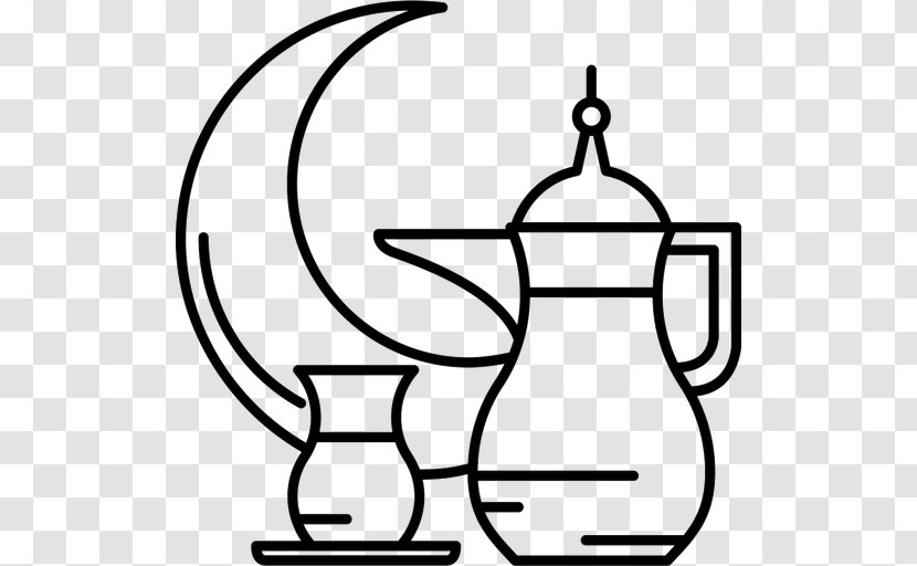 Islamic Calligraphy Art - White - Teapot Tableware Transparent PNG