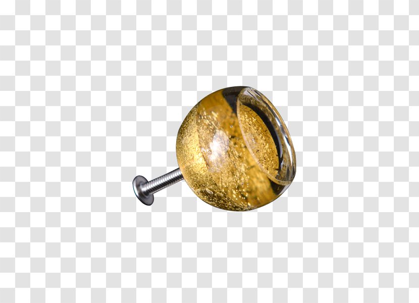 01504 Brass - Body Jewelry - Metal Knob Transparent PNG