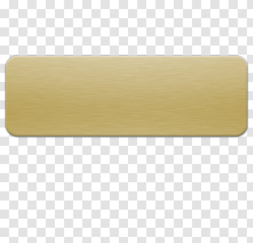 Beige Rectangle - Name Plate Transparent PNG