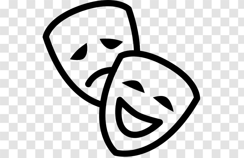 Mask Theatre Clip Art - Text Transparent PNG