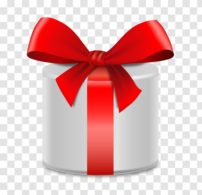 Gift Red Ribbon - Bow Box Transparent PNG