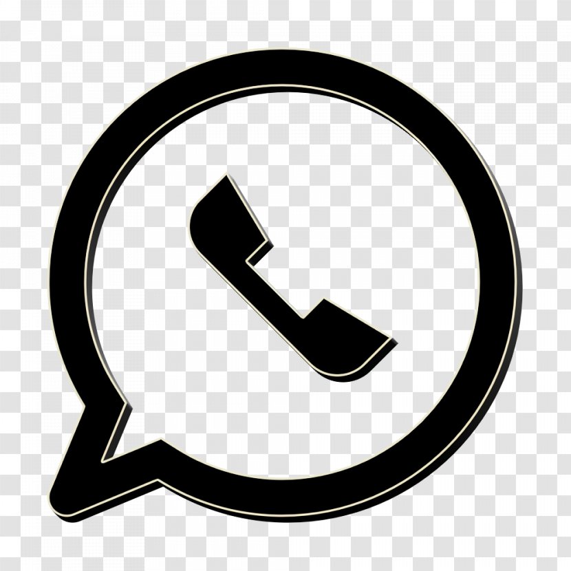 Chat Icon Logo Media - Sign - Blackandwhite Transparent PNG