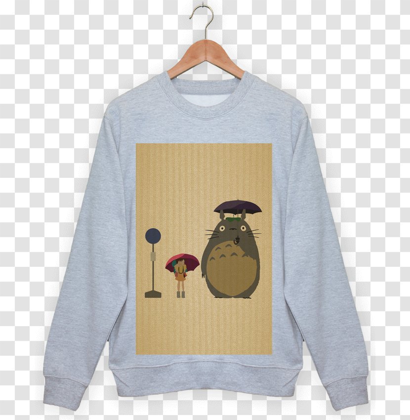 T-shirt Sweater Tracksuit Sleeve Bluza - Shirt - Totoro Transparent PNG