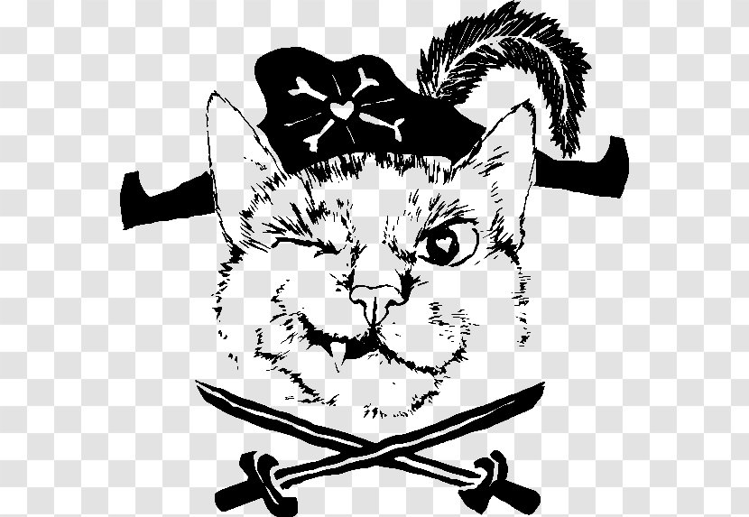 Cat Kitten Twentynine Palms T-shirt Piracy - Pirate Cliparts Transparent PNG