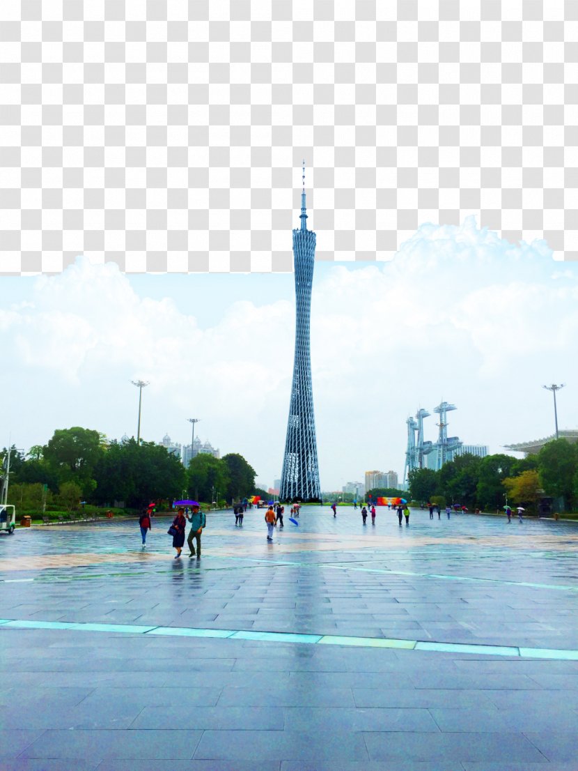 Canton Tower Guangzhou TV Abraj Al Bait Landmark - Building - Waistline Transparent PNG