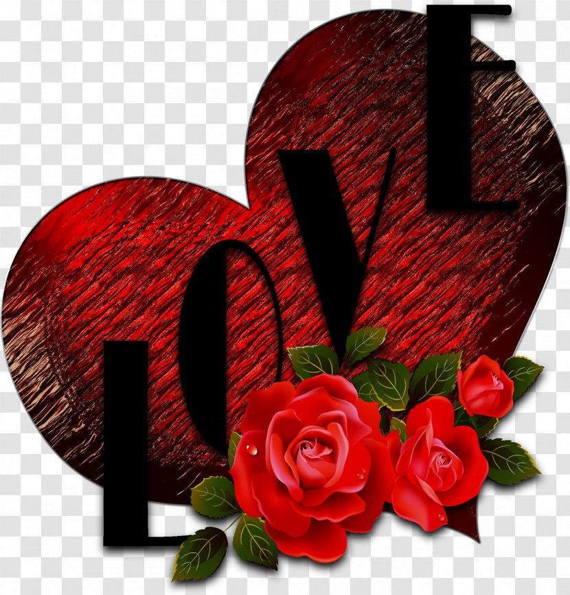 Heart Valentine's Day Clip Art - Rose Order - Lovely Text Transparent PNG
