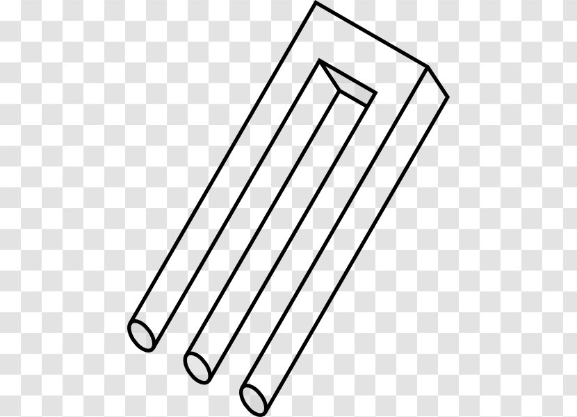 Penrose Triangle Impossible Trident Object Stairs Drawing - Tree Transparent PNG