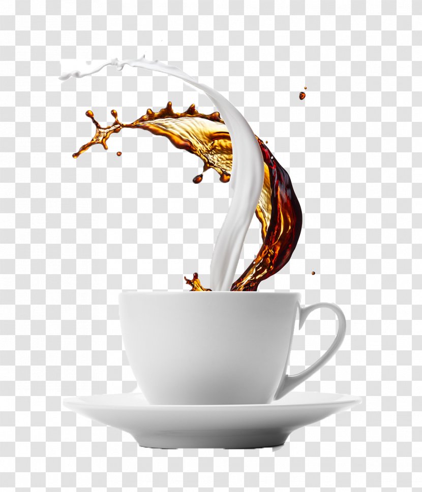 Coffee Milk Cafxe9 Au Lait - Drink - With Transparent PNG