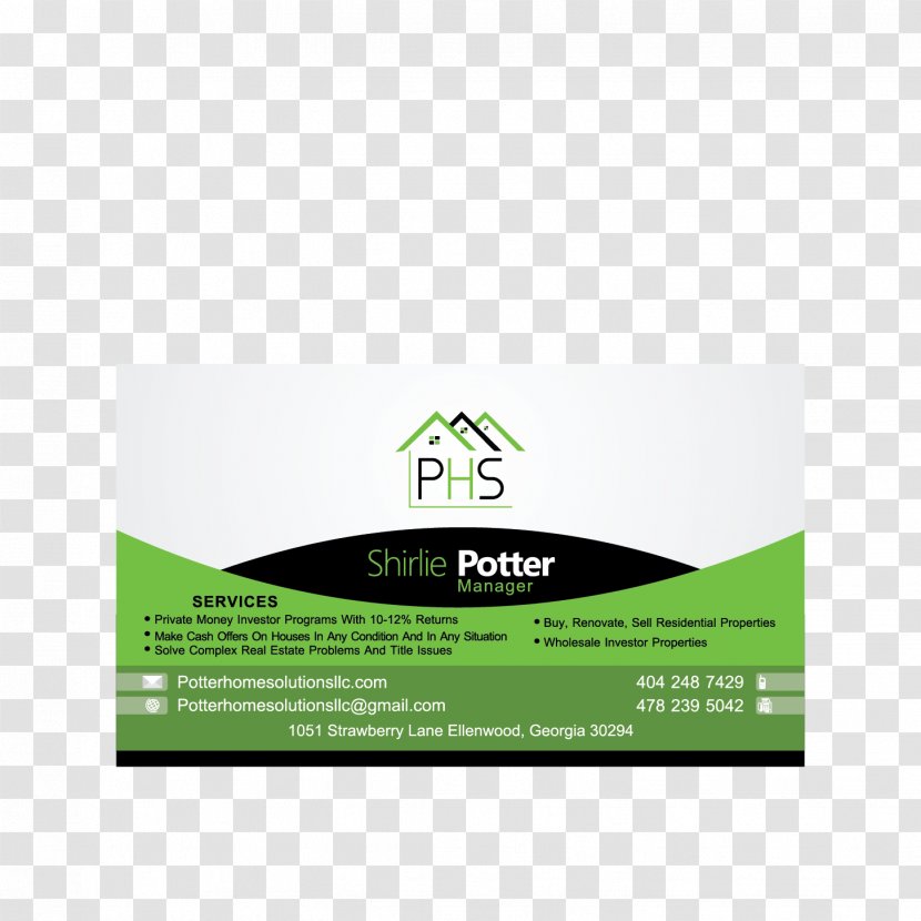 Business Card Design Cards Logo - Real Estate Simple Transparent PNG