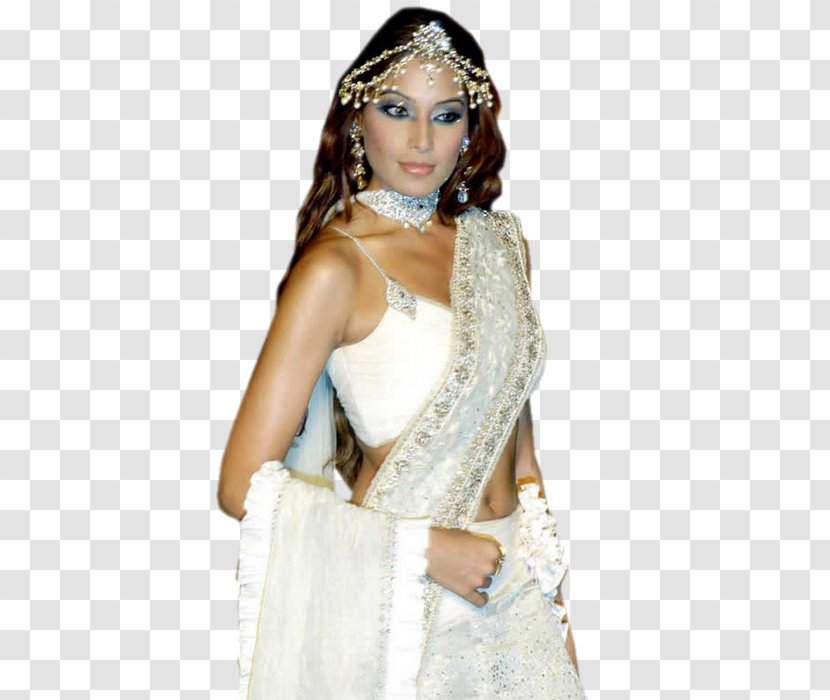 Bipasha Basu Dhoom 2 Headpiece Long Hair Wedding Dress - Watercolor - Indian Women Transparent PNG
