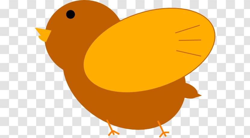 Chicken Clip Art Image Goose - Orange - Brown Bird Transparent PNG