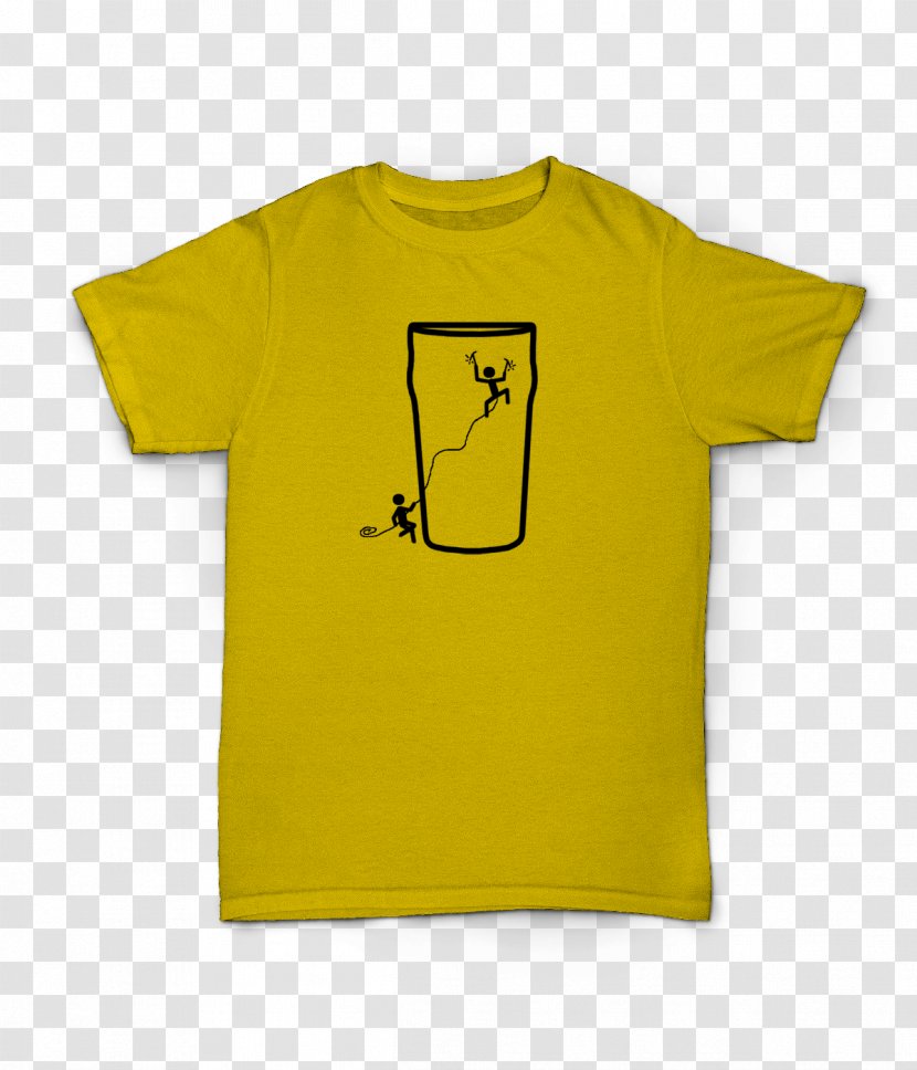 T-shirt Clothing Unisex Sleeve - Yellow Transparent PNG