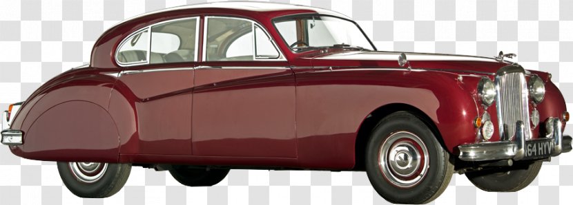 Antique Car Jaguar Mark VII 2 Cars Transparent PNG