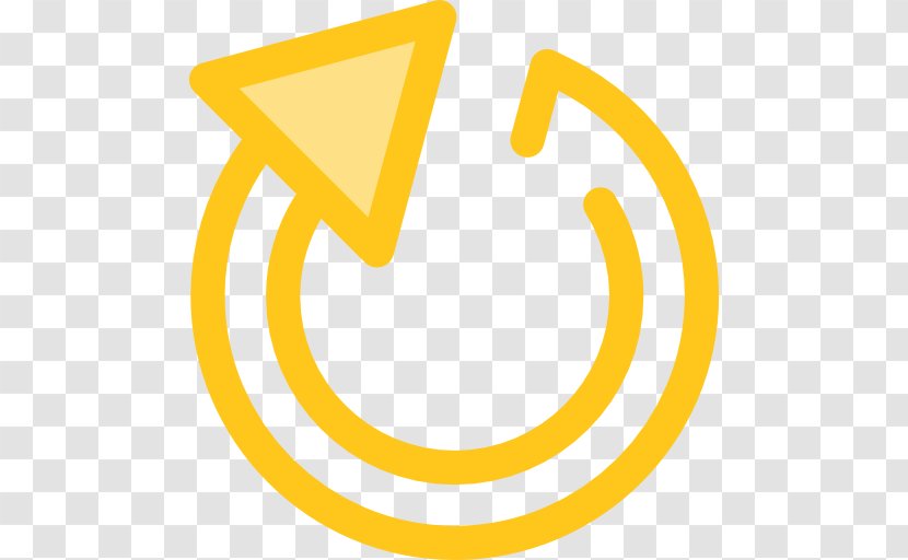 Arrow Symbol User Interface Clip Art - Yellow Transparent PNG
