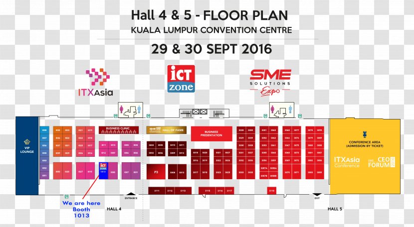 Kuala Lumpur Convention Centre Exhibition ICT Zone Sdn. Bhd. Floor Plan Business - Businesstobusiness Service Transparent PNG
