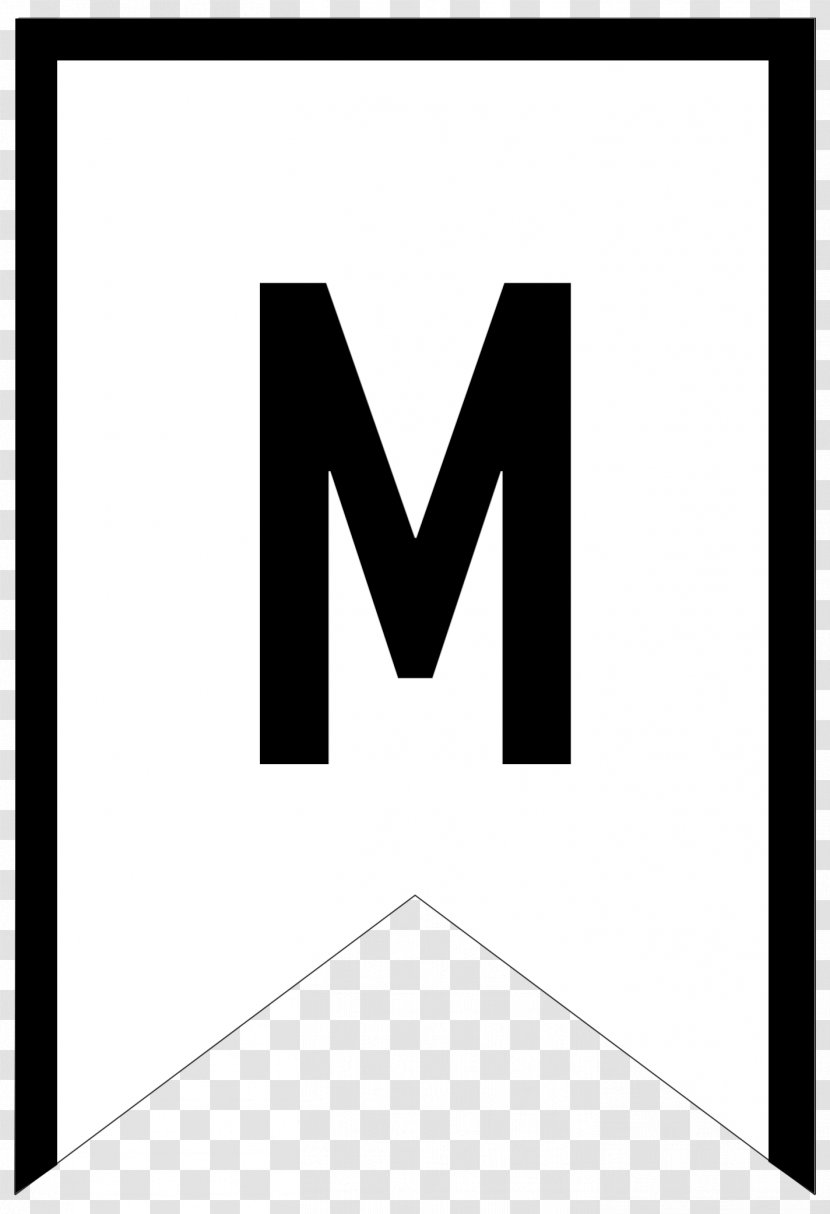 Paper Letter Alphabet Banner V - W Transparent PNG