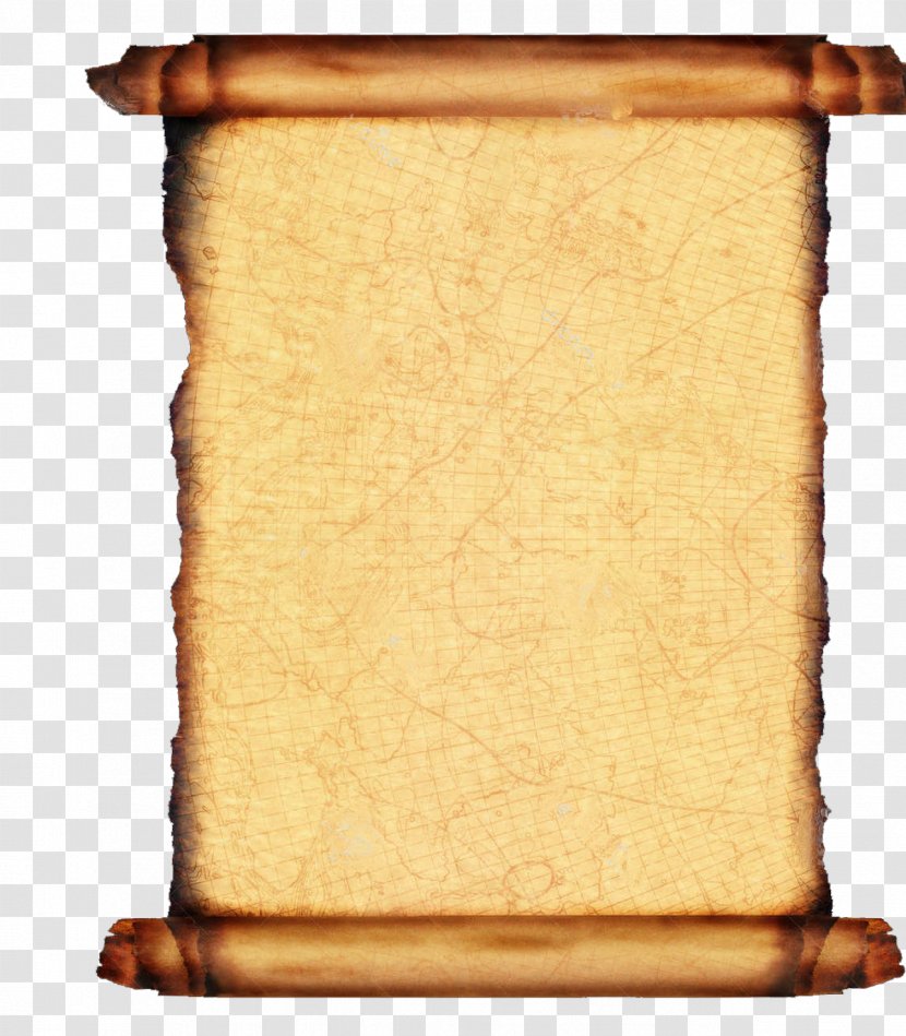 Treasure Map Scroll World - Knowledge Transparent PNG