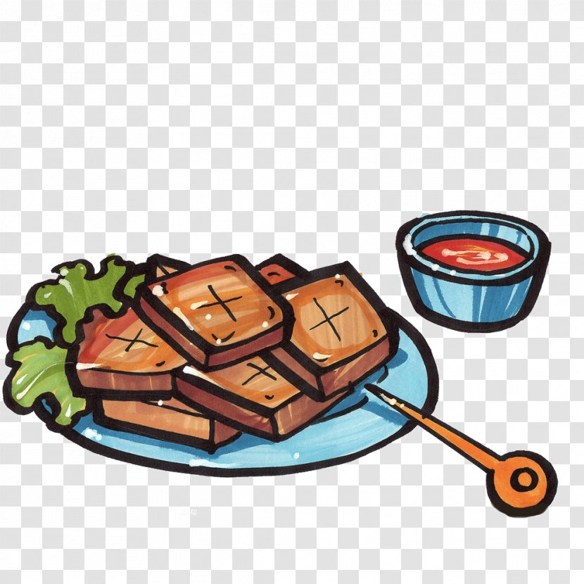 Stinky Tofu Sauce Dougan Food - Snack - Grill Cartoon Transparent PNG